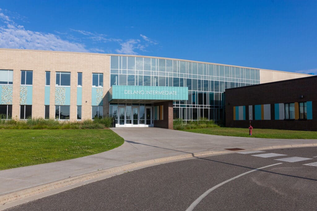 Delano Intermediate school building exterior